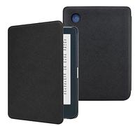 DMluna Étui Slimshell pour Kobo Clara Colour/BW/ 2E, Tolino Shine Colour/Shine 5/4, Coque de Protection Magnétique avec Fonction de Plume de Sommeil de Réveil Automatique, Noir