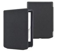 DMluna Étui Slimshell pour Pocketbook Verse/Verse Pro/Color/Lite, Coque de Protection Magnétique avec Fonction de Plume de Sommeil de Réveil Automatique, Noir