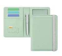 DMLuna Porte-passeport en cuir synthétique de qualité supérieure avec blocage RFID - Organiseur de documents de voyage avec porte-stylo - Pour homme et femme, *Vert agave
