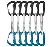 DMM - Aether Quickdraw - Dégaine - 25 cm - 6er-Pack - turquoise / matt grey