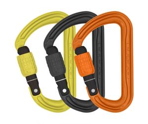 DMM - Shadow - Mousqueton à verrouillage - Screwgate (3-Pack) - lime / orange / purple