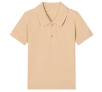 Dmmtot Polo d'été pour enfants 2025 pour garçons et filles - Uniforme scolaire - Haut à manches courtes et col - Style décontracté et confortable - Couleur unie - Pour le quotidien - Doux et