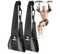 DMoose Fitness AB Straps - Sangles Abdominaux pour Tractions - Équipement de Musculation à Domicile - Entraînement Core et Abdos - Qualité Premium pour Hommes et Femmes