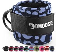 DMoose Fitness Sangle De Tirage Musculation Cheville - Taille Unique Avec Rembourrage De Qualité Supérieure Et Anneau En D - Sangle Cheville Musculation Poulie Pour Les Femmes