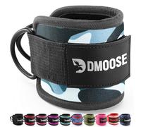 DMoose Fitness Sangle De Tirage Musculation Cheville - Taille Unique Avec Rembourrage De Qualité Supérieure Et Anneau En D - Sangle Cheville Musculation Poulie Pour Les Femmes