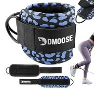 DMoose Fitness Sangle De Tirage Musculation Cheville - Taille Unique Avec Rembourrage De Qualité Supérieure Et Anneau En D - Sangle Cheville Musculation Poulie Pour Les Femmes