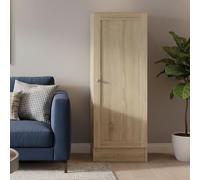 Dmora - Bibliothèque Amarante, Etagère de Bureau, Porte-Livre Mobile, Librairie, 41x28 h107 cm, Chêne