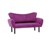 Dmora - Canapé lit 2 Places Asterope, Divan Transformable, Canapé pour invités, Fauteuil lit conteneur, 140x65 h70 cm, Violet