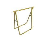 Dmora - Chevalet Litchi, Complément de décoration, Article décoratif, Accessoire de décoration, 62x35 h75 cm, Jaune