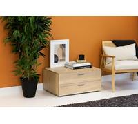 Dmora - Commode Limerick, Commode Polyvalente, Commode de Chambre, Meuble avec tiroirs, 74x52 h35 cm, Chêne Clair