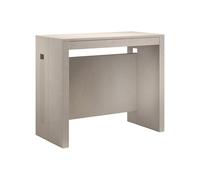 Dmora Console extensible Ficarolo 90 x 186 x 78 h beige extensible 8 places, mécanisme d'extension à encastrer, fabriquée en Italie