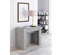 Dmora - Console Extensible Maclodio, Transformable en Table à Manger, Gain de Place et Extensible jusqu'à 237 cm, 90-237x76,6x90 cm, Gris