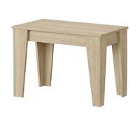 Dmora Console Extensible Mozambique 306 x 90 x 75h cm Marron Orme Extensible 12 Places, mécanisme d'extension rallonges centrales
