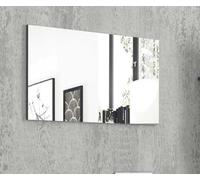 Dmora - Miroir Alessio, Miroir de salle de bain, 100% Made in Italy, 80x2h60 cm, Ciment