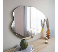 Dmora Miroir Phact, Miroir, décoration Murale, 60 x 2 x 85 cm, Noir