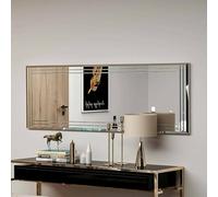 Dmora Miroir Pleione, miroir, décoration murale, 40 x 2 x 120 cm, blanc