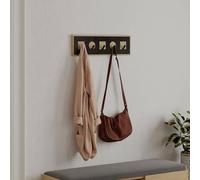 Dmora - Portemanteau Isildur, Portemanteau, Porte-vêtements Polyvalent, Cintre Mural, 54x2 h16 cm, Chêne