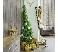 Dmora - Sapin de Noël 180 cm Noel, Pin artificiel, Arbre à effet réel, Sapin de Noël, 60x88 h180 cm, Vert
