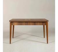 Dmora - Table Extensible Atsula, Console avec rallonges, Table à Manger Polyvalente, étagère Extensible de Cuisine, 130x80h77 cm, Noyer