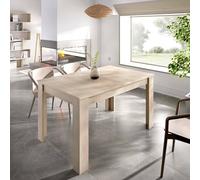 Dmora - Table Extensible Caladora, Console Extensible Multi-Positions, Table à Manger avec rallonge, 140/190x90h77 cm, Chêne