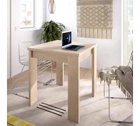 Dmora d'appoint Comer, Extensible Multipositions, Table Console auxiliaire Pliable, 79/134 x 67 x 79 cm, chêne, Bois