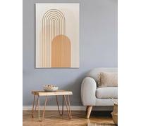 Dmora - Tableau Bolotana, Peinture Murale, Panneau ornemental, Accessoire décoratif, 80x3 h120 cm, Multicolore