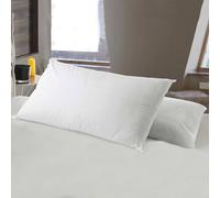 Dmora Talamo Italia - Oreiller Virgin, Coussin Ergonomique Barre de Savon en Mousse à mémoire de Forme perforée, 100% fabriqué en Italie, hypoallergénique et Respirant, 71x41xh15 cm, Simple
