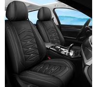 Dmotoauto Ensemble complet de housses de siège de voiture universelles en cuir nappa 5 places pour MG Zs Evm Mg3 Mg5 Mg6 Mg7 GT HS Rx5