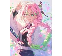 DMQBT 1000 Pièces Irrégulières - Puzzle Difficile - Japanese Animes Demons Kanroji Mitsuri - Puzzle Personnalisé pour Enfants Et Adultes - DX229ZW