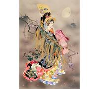 DMQBT 1000 Pièces Puzzle - Puzzle Coloré - Japanese Geishas Oil Painting - Jouets De Défi Personnalisés pour Adultes - Jouets De Défi Amusants en Famille - DX479ZW