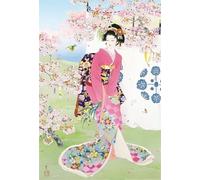 DMQBT 1000 Pièces Puzzle - Puzzle Coloré - Japanese Geishas Oil Painting - Jouets De Défi Personnalisés pour Adultes - Jouets De Défi Amusants en Famille - DX478ZW