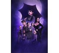 DMQBT 1500 Piece Puzzles pour Adults - Classic Horror Movies Wednesdays Affiche - 1500 Piece Puzzle Personnalisé pour Adulte - Cq230Zj