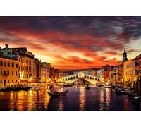 DMQBT 1500 Pièces - Colorful - Difficult Puzzles - Venices Rialtos Bridges Scenery Pictures - Family Décoration Intérieure - Puzzle 1500 Pièces pour Adults - Xu149Tw