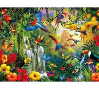 DMQBT 1500 Pièces ，Colorful Puzzles ，Photos ，Gifts ，Parrotss Art Painting ，Elderly Jeux De Mémoire Et De Cognition ，Jouet De Décompression pour Adultes - Xt189Zp