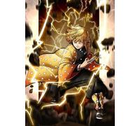 DMQBT 1500 Pièces - Difficult Puzzle - Classic Animes Demons Agatsumas Zenitsu Poster - for Image Artistique d'un Jeu pour Soulager Le Stress chez Les Adultes - Hy62Yz