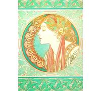 DMQBT 1500 Pièces - Difficult Puzzles - Alphonse.Mucha Illustrations - Décoration Murale - Family Décoration Intérieure - Puzzles pour Adults 1500 Piece - Xu224Tw