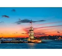 DMQBT 1500 Pièces Difficult Puzzles - Maiden'S Tower Landscape Pictures - Jeux De Réduction du Stress en Famille - Difficult Puzzle 1500 Piece pour Adults Challenge - Xu538Tw