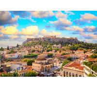 DMQBT 1500 Pièces Difficult Puzzles - Photos of The Parthenon in Athens - Jeu De Défi Amusant en Familles - Puzzles pour Adultes 1500 Pièces - Jy402Zp