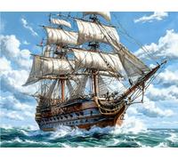 DMQBT 1500 Pièces - Difficult Puzzles - Sailboat Art Oil Painting - Jeux en Famille - Puzzles pour Adultes 1500 Pièces - Jy509Zp