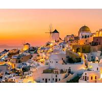 DMQBT 1500 Pièces Difficult Puzzles - Santorini Landscape Pictures - pour Jouet Amusant Et Personnalisé pour Adultes Giftss - Puzzles pour Adults 1500 Piece - Xu144Tw
