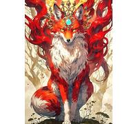 DMQBT 1500 Pièces Puzzle - Foxss Abstract Oil Painting - Colorful - Large Gift for The Whole Family - 1500 Pièces Puzzle for Adults - Vw248Zq