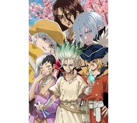 DMQBT 1500 Pièces Puzzle - Fun Puzzle - Gifts - Dr.Stone Ishigami Japanese Animes Affiche - Jouets Éducatifs pour Enfants - Jeux De Mémoire Et De Cognition - Cq129Zj