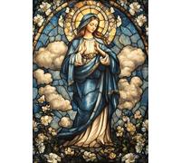 DMQBT 1500 Pièces Puzzles - Jouet Amusant Et Personnalisé pour Adultes - Madonnas Art Oil Painting - Difficult Puzzle 1500 Piece pour Adults - Xu285Tw