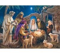 DMQBT 1500 Piècess Adult Puzzle - Jesus Marys Abstract Oil Painting - Puzzles pour Adults 1500 Pièces - Jouets Amusants Et Stimulants pour Toute La Famille - Décoration Murale - Hx285Zw