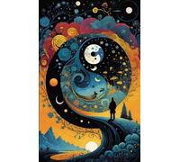 DMQBT Colorful ，1500 Pièces Adult Puzzle ，Décoration Murale ，Abstract Tai Chi Art Painting ，Puzzles pour Adults 1500 Piece ，Jeux De Réduction du Stress en Famille - Xu620Tw