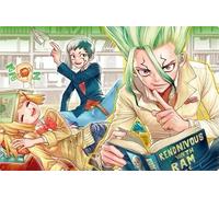 DMQBT Colorful Puzzle - 1500 Piece Puzzles- Classic Japanese Animes Dr.Stone Affiche - Jouets Éducatifs pour Enfants - pour Adults - Cq254Zj