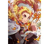 DMQBT Puzzle,1000 Pieces,Affiche,des Énigmes Difficiles,Gifts ,Classic Japanese Animes Demons Rengokus Kyoujurou ,Jouet Personnalisé pour Enfants Et Adultes, Cx25Zw