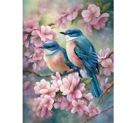 DMQBT Puzzle,1000 Pieces,Affiche,des Énigmes Difficiles,Gifts ,Colour Fun ,Retro Birds Abstract Painting,Jouets De Défi Personnalisés pour Adultes, Jouets Éducatifs pour Enfants, Cx140Zw