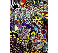 DMQBT Puzzle,1000 Pieces,Affiche,des Énigmes Difficiles,Gifts ，Jeux Personnalisés pour Enfants Et Adultes ，Colour Fun ，Abstract Art Graffiti Painting, Cx300Zw