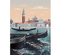 DMQBT Puzzle,1000 Pieces,Affiche,des Énigmes Difficiles,Gifts ,Venices Vintage Travel ,Jouets De Défi Personnalisés pour Adultes ,Jeux De Réduction du Stress en Famille, Cx323Zw